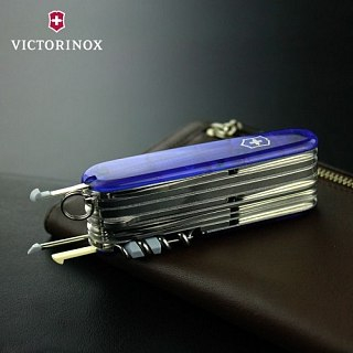 Нож Victorinox SwissChamp 91мм 33 функций синий - фото 4