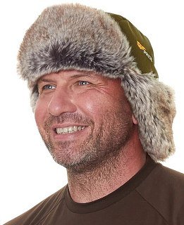 Шапка-ушанка Pride Тайга с флисом хаки - фото 4