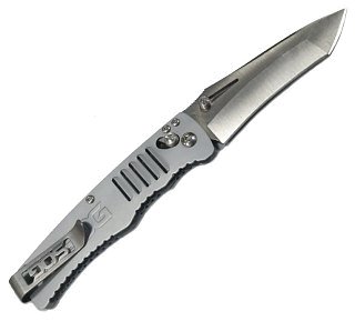 Нож Sog Targa складной сталь VG10 рукоять сталь - фото 4