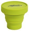 Стакан Tramp силиконовый складной с крышкой оливковый/зеленый 180мл