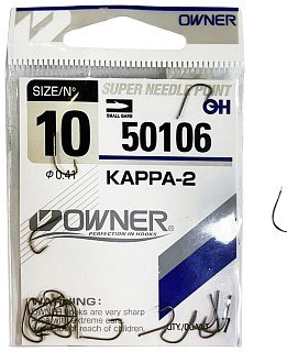 Крючки Owner одинарные 50106 №10