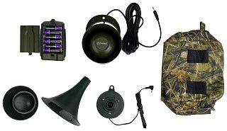 Манок электронный Hunterhelp PRO-3M Фонотека №7 TK-9RU + Альфа - фото 6