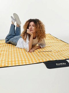 Коврик RoadLike PicNic для пикника желтый - фото 2