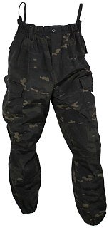 Брюки Huntsman Горка-5 демисезонные черный мультикам смесовая - фото 1