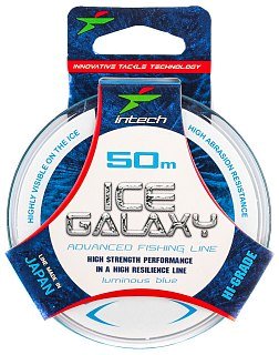 Леска Intech Galaxy Ice 30м 0.12мм 1.11кг голубая - фото 1