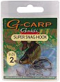 Крючок Gamakatsu G-Carp super snag Hook black №2 уп.10шт