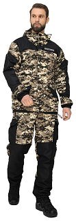 Костюм Huntsman Горка-3 combo В-003/черный смесовая рип-стоп