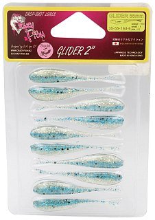 Приманка Crazy Fish Glider 2,2" 35-55-16d-6