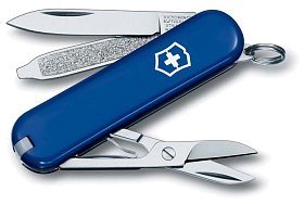 Нож-брелок Victorinox Classic 58мм 7 функций синий