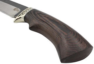 Нож ИП СЕМИНА Скиф кованая сталь 95x18 со следами ковки венге литье - фото 3