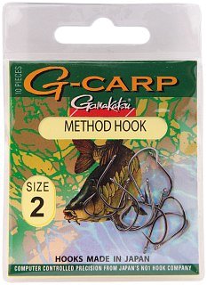 Крючок Gamakatsu G-Carp Method Hook №2 black уп.10шт
