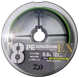 Шнур Daiwa UVF PE Dura sensor X8EX+SI3 0,8-150м LGM - фото 2