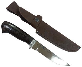 Нож Ладья Кайман НТ-24 Р 65х13 рисунок венге - фото 1