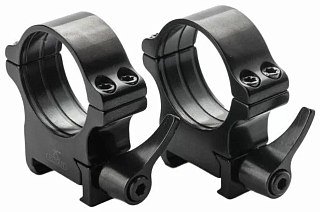 Кольца Rusan быстросъемные Picatinny на 30мм H10 рычажные 050P-30-10-R