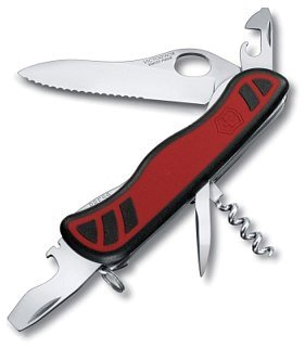 Нож Victorinox Forester One hand красно-черный - фото 1