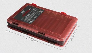 Коробка Kingdom LYH1319 рыболовная red-black - фото 7