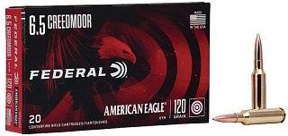 Патрон 6,5 Creedmoor Federal American Eagle Open Tip Match 7,8г