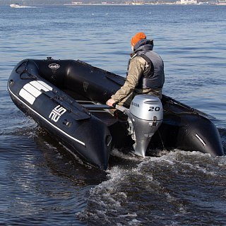 Лодка Badger Heavy Duty 370 черный - фото 8