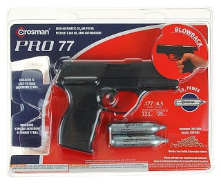 Пистолет Crosman PRO77 Kit пули очки баллончики