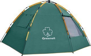 Палатка Greenell Хоут 4 зеленый - фото 2