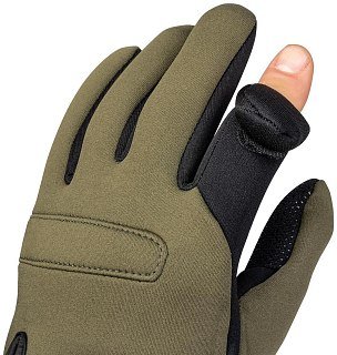Перчатки Helios Catcher рыбацкие неопрен хаки - фото 4