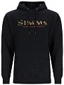 Толстовка Simms Logo hoody charcoal heather 