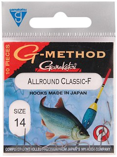 Крючок Gamakatsu G-Method allround black №14