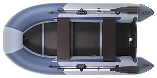 Лодка Boatsman BT280 надувная серо-синий - фото 2