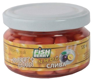 Кукуруза Fish Berry слива 120мл