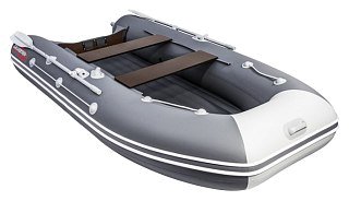 Лодка Мастер лодок Таймень LX 3400 НДНД графит светло-серый - фото 2