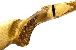 Ложа КК Лось 7 береза деревянный затыльник - фото 6