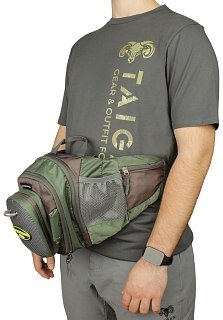 Сумка Riverzone Chest Lumbar Bag jacquard поясная - фото 7
