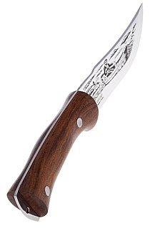 Нож Кизляр Рыбак-2 туристический рукоять кавказский орех - фото 2