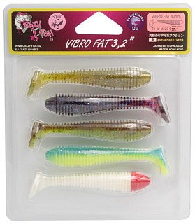 Приманка Crazy Fish Vibro fat 3.2'' 73-80-M120-6