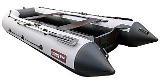 Лодка Хантер 385А лайт черно-белый - фото 1