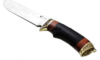 Нож ИП Семин Варяг сталь M390 литье ценные породы дерева - фото 3