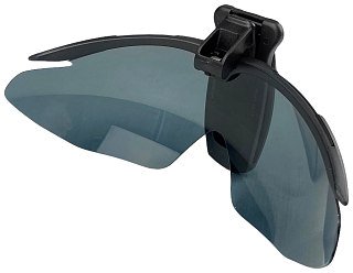 Очки Shimano HG-002N накладки с клипсой на кепку Matt black smoke  - фото 3