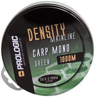 Леска Prologic Density carp mono green 0.40 20lb 9.07кг 1000м - фото 1