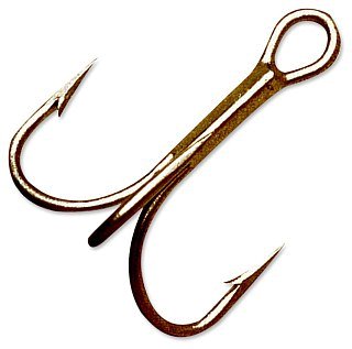 Крючки VMC 9617 BZ №12 тройник