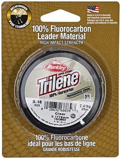 Леска Berkley Trilene Fluorocarbon clear 25m 0.18