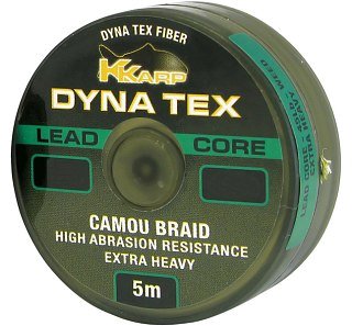 Поводочный материал K-Karp Dyna Tex Lead Core 5м 45lbs weed - фото 2