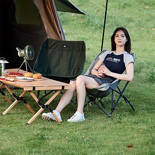 Кресло Naturehike Moon Chair CNK23JU0001 складное серый - фото 5