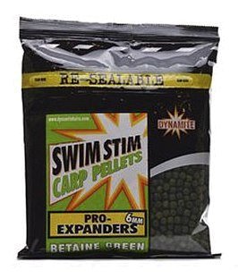 Пеллетс Dynamite Baits Swim stim pro-expanders betaine green 6мм 350гр - фото 2