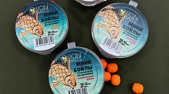 Новинка: мини-бойлы на резинке Lion Baits