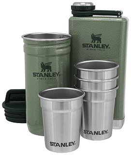 Набор стопок Stanley Adventure 0,59мл с флягой зеленый - фото 1
