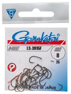 Крючок Gamakatsu LS-3615F  bronze №8 - фото 2