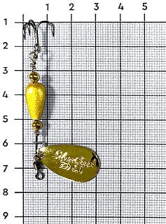 Блесна Daiwa Silver creek spinner 6гр gold - фото 3