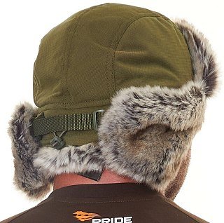 Шапка-ушанка Pride Тайга с флисом хаки - фото 6