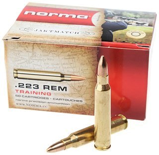 Патрон 223Rem Norma 3,6 Jaktmatch FMJ 1/50