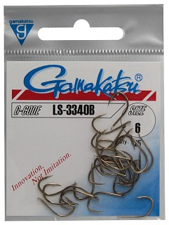 Крючок Gamakatsu LS-3340B bronze №6 - фото 1
